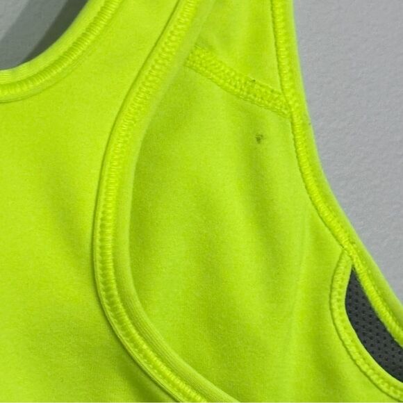 Nike Pro | Dri-fit Racerback Neon Yellow Women’s Sports Bra - Picture 11 of 11